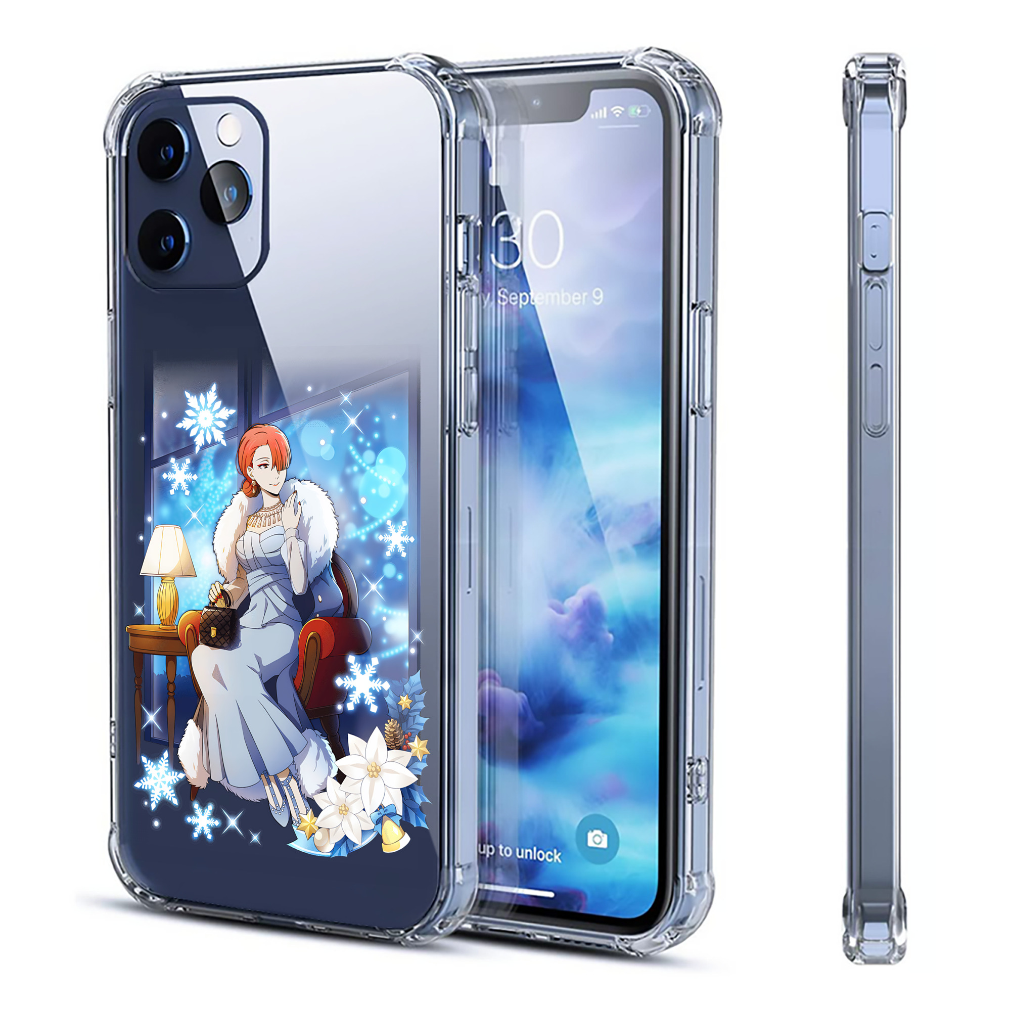 （画像用） 文豪ストレイドッグス Bungo Stray Dogs 【iPhone 12シリーズ対応】透明スマホケース（クリアソフトケース）